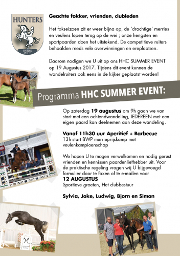 Hunter Horse Club Summer Event 2017